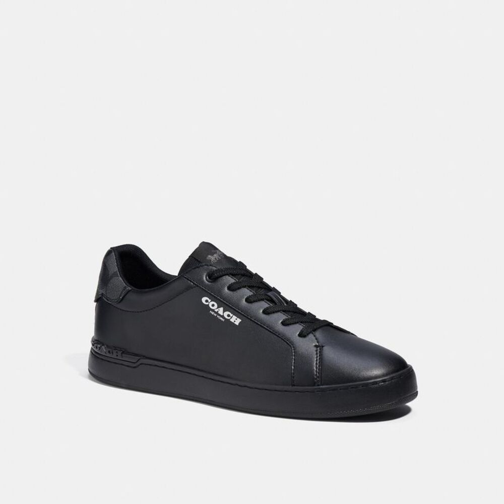 NWT Coach Outlet Clip Low Top Sneaker Signature Canvas - Picture 1 of 6